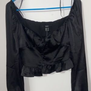 Black forever 21 crop top
